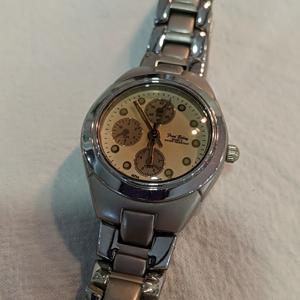 Fred Belay Stainless Steel Women's Watch Working!